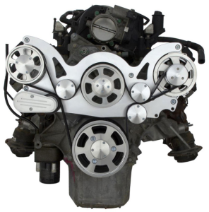 CVF Racing - CVF Gen III Hemi Serpentine System with Alternator For High Flow Water Pump - Polished (All Inclusive) - Image 2