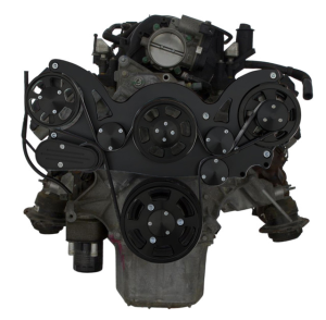 CVF Racing - CVF Gen III Hemi Serpentine System with Alternator For High Flow Water Pump - Black (All Inclusive) - Image 2