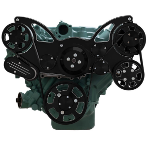 CVF Racing - CVF Buick Big Block 455 Serpentine System with Powersteering & Alternator - Black Diamond (All Inclusive) - Image 2