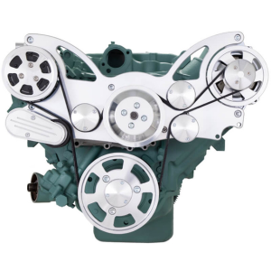 CVF Racing - CVF Buick Big Block 455 Serpentine System with AC & Alternator - Polished (All Inclusive) - Image 2