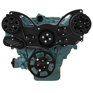 CVF Racing - CVF Buick Big Block 455 Serpentine System with AC & Alternator - Black Diamond (All Inclusive) - Image 2