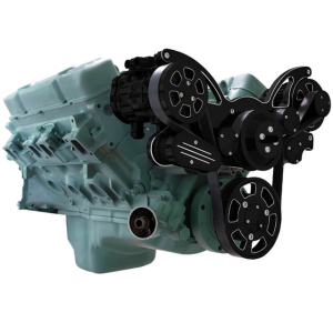 CVF Racing - CVF Buick Big Block 455 Serpentine System with AC & Alternator - Black Diamond (All Inclusive) - Image 3