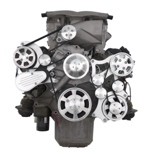 CVF Racing - CVF Wraptor Gen III Hemi Engine Whipple 3.0L Serpentine Bracket System with AC, Power Steering and Alternator - Polished (All Inclusive) - Image 2