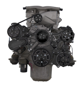 CVF Racing - CVF Wraptor Gen III Hemi Engine Whipple 3.0L Serpentine Bracket System with AC, Power Steering and Alternator - Black Diamond (All Inclusive) - Image 2