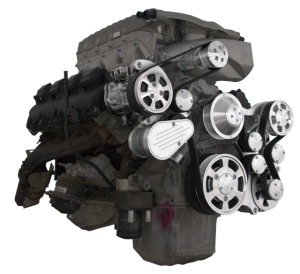 CVF Racing - CVF Wraptor Gen III Hemi Engine Whipple 3.0L Serpentine Bracket System with AC, and Alternator - Polished (All Inclusive) - Image 2