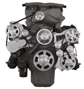 CVF Racing - CVF Wraptor Gen III Hemi Engine Whipple 3.0L Serpentine Bracket System with Power Steering , and Alternator - Polished (All Inclusive) - Image 2