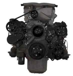 CVF Racing - CVF Wraptor Gen III Hemi Engine Whipple 3.0L Serpentine Bracket System with Alternator - Black (All Inclusive) - Image 2