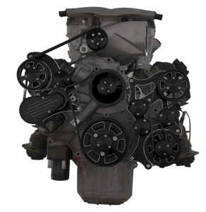 CVF Racing - CVF Wraptor Gen III Hemi Engine Whipple 3.0L Serpentine Bracket System with Alternator - Black Diamond (All Inclusive) - Image 2