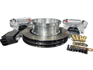Aerospace Components - Aerospace Chevy Corvette C8 2020-2022 4 Piston Pro Street Dimpled & Slotted Front Drag Disc Brakes - Image 1
