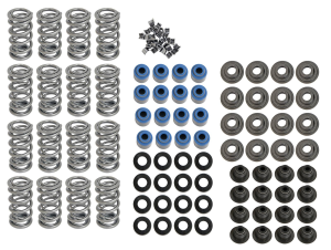 Trick Flow Track Heat Valve Spring & Retainer Kits For Ford 4.6L/5.4L 2V Engines, Steel Retainer, 233lbs Spring