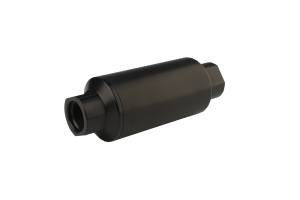 Aeromotive - Aeromotive Filter In-Line 10-Micron Fabric Element ORB-10 Port Black Hard-Coat Marine 2" OD - Image 2