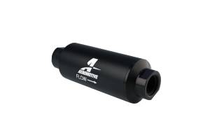 Aeromotive - Aeromotive Filter In-Line 10-Micron Fabric Element ORB-12 Port Black Hard-Coat Marine 2-1/2" OD - Image 2