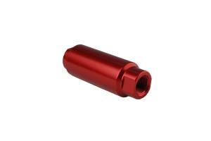 Aeromotive - Aeromotive Filter In-Line 100-Micron Stainless Mesh Element 3/8" NPT Port Bright-Dip Red SS Series 1-1/4" OD - Image 2