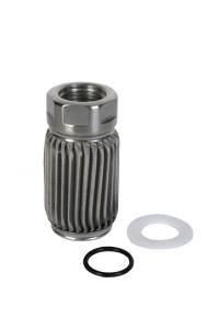 Aeromotive Filter Element Only Crimp Construction 100-Micron Stainless Mesh ORB-10 outlet For All Fuel Types