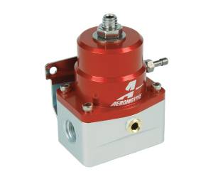 Aeromotive A1000-6 Injected Adjustable EFI Regulator W/ Dual -6 Inlets & Single -6 Return - Red Anodized 