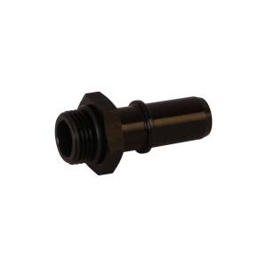 Aeromotive Adapter Male 5/8 Quick Connect Short to Male AN-08 ORB Straight Direct Port Adapter for any AN-08 ORB port to convert to 5/8" Male Quick Connect - 15136