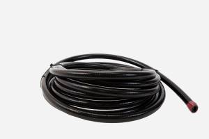 Aeromotive Hose Fuel PTFE Stainless Steel Braided Black Jacketed AN-10 x 12' - 15329