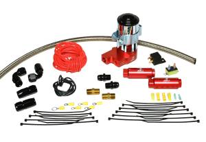 Aeromotive SS Series Fuel Pump Kit (includes P/N 11203 fuel pump hose hose ends fittings filters and wiring kit). (regulator not included) - 17122