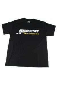 Aeromotive Logo T-Shirt (Black) - Large - 91016