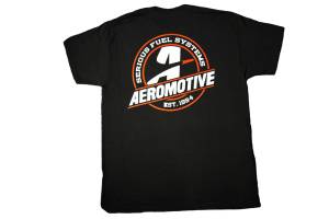 Aeromotive - Aeromotive T-Shirt Small Black/Red Aeromotive Logo - 91124 - Image 2