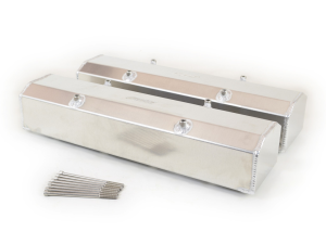 Canton Chevy SBC Fabricated Aluminum Valve Covers