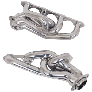 BBK Performance - Ford Mustang GT 1994-1995 V8 BBK Performance Polished Silver Ceramic Shorty Headers 1-5/8" - Image 2