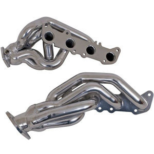 BBK Performance - Ford Mustang GT 2011-2014 V8 BBK Performance Polished Silver Shorty Headers 1-3/4" - Image 2