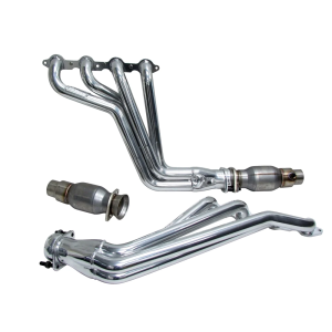 BBK Performance - Chevy Camaro SS/ZL1 LS3/L99 2010-2015 BBK Performance Polished Silver Ceramic Long Tube Headers W/ High Flow Cats 1-7/8" - Image 1