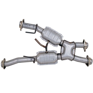 BBK Performance - Ford Mustang 5.0L 1979-1993 High Flow Catted X-Pipe 2-1/2" - For Automatic Transmission - Image 2