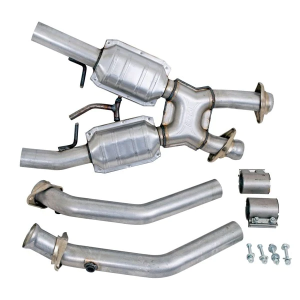 BBK Performance - Ford Mustang 5.0L 1986-1993 High Flow Catted X-Pipe 2-1/2" - Image 2