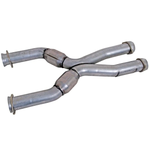 Ford Mustang 5.0L Coyote Swap 1987-2004 High Flow Catted X-Pipe 3" - For Manual Transmission