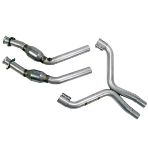 BBK Performance - Ford Mustang V6 3.7L 2011-2014 High Flow Catted X-Pipe 2-1/2" - Image 1