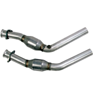 BBK Performance - Ford Mustang V6 3.7L 2011-2014 High Flow Catted X-Pipe 2-1/2" - Image 2