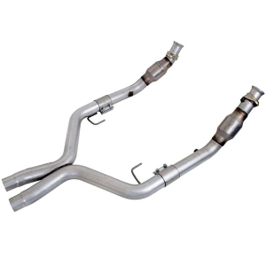 BBK Performance - Ford Mustang 4.6L 2005-2010 High Flow Catted X-Pipe 2-3/4" - Image 1