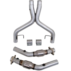 BBK Performance - Ford Mustang 4.6L 2005-2010 High Flow Catted X-Pipe 2-3/4" - Image 2