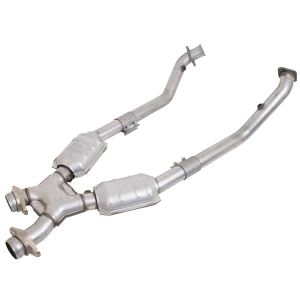 BBK Performance - Ford Mustang GT 4.6L 1999-2004 High Flow Catted X-Pipe 2-1/2" - Image 1