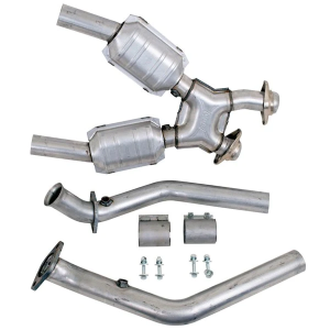 BBK Performance - Ford Mustang GT 4.6L 1999-2004 High Flow Catted X-Pipe 2-1/2" - Image 2