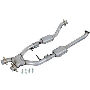 BBK Performance - Ford Mustang 4.6L 1996-1998 High Flow Catted X-Pipe 2-1/2" - Image 1