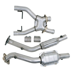 BBK Performance - Ford Mustang 4.6L 1996-1998 High Flow Catted X-Pipe 2-1/2" - Image 2