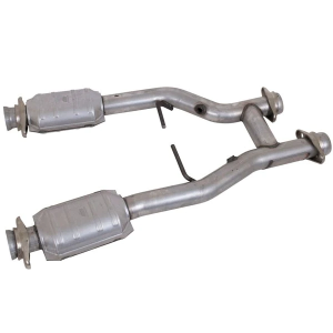 BBK Performance - Ford Mustang 4.6L 1996-2004 High Flow Catted H-Pipe 2-1/2" - Image 1