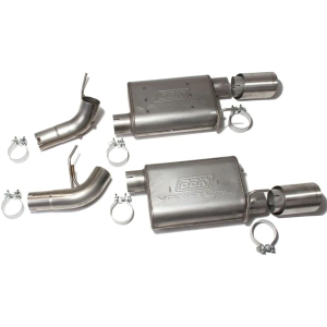 BBK Performance - Ford Mustang 4.6L 2005-2010 Varitune Axle Back Exhaust System - Image 1