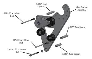 ATI/Procharger - ProCharger 2015-17 Ford F-150 H.O. & Stage II Supercharger Mounting Bracket - Image 1