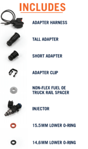 DeatschWerks - LS 550cc DeatschWerks Fuel Injectors Kit - Will Fit Any LS Rail, Manifold & Engine - Image 3