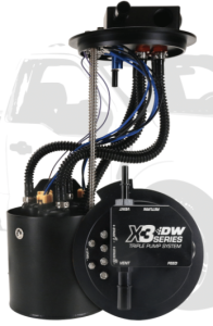DeatschWerks - X3 Series F-150 Coyote 2015+ Triple Fuel Pump Module W/ 3 DW400 Fuel Pumps - Image 2
