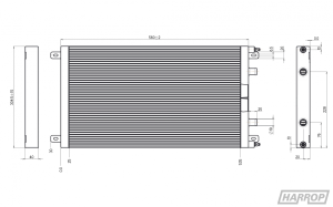 Harrop - Harrop Universal Intercooler Heat Exchanger Cooling System Kit - Image 2