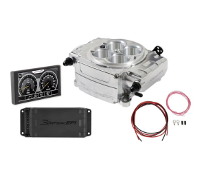 Holley Sniper 2 EFI 4BBL Throttle Body Fuel Injection Kit W/ 5" Handheld & PDM - Polished