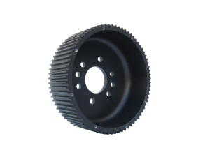 Vortech Universal 70 Tooth Cog Crank Pulley - Compatible With 3-Bolt Chevy, 4-Bolt Ford & 6-Bolt Mopar Setups