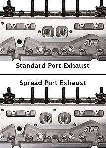 Air Flow Research - AFR 245cc Competition Eliminator SBC Bare Cylinder Heads, Spread Port, 80cc Chambers, No Parts - Image 3