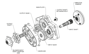 ProCharger CrankDrive Exploded View