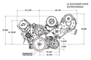 ATI/Procharger - ProCharger LS Chevy Serpentine Accessory Drive Kit With D1SC-I Supercharger Intercooled Head Unit - Image 5